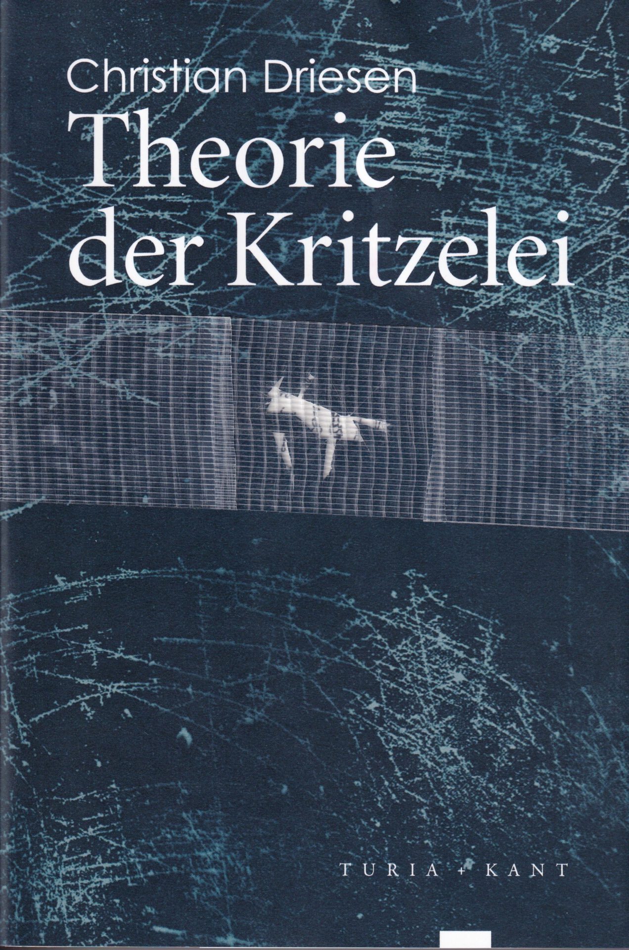 Processed book cover: Christian Driesen, Theorie der Kritzelei, Wien 2016 (CSMC, 702/2021)