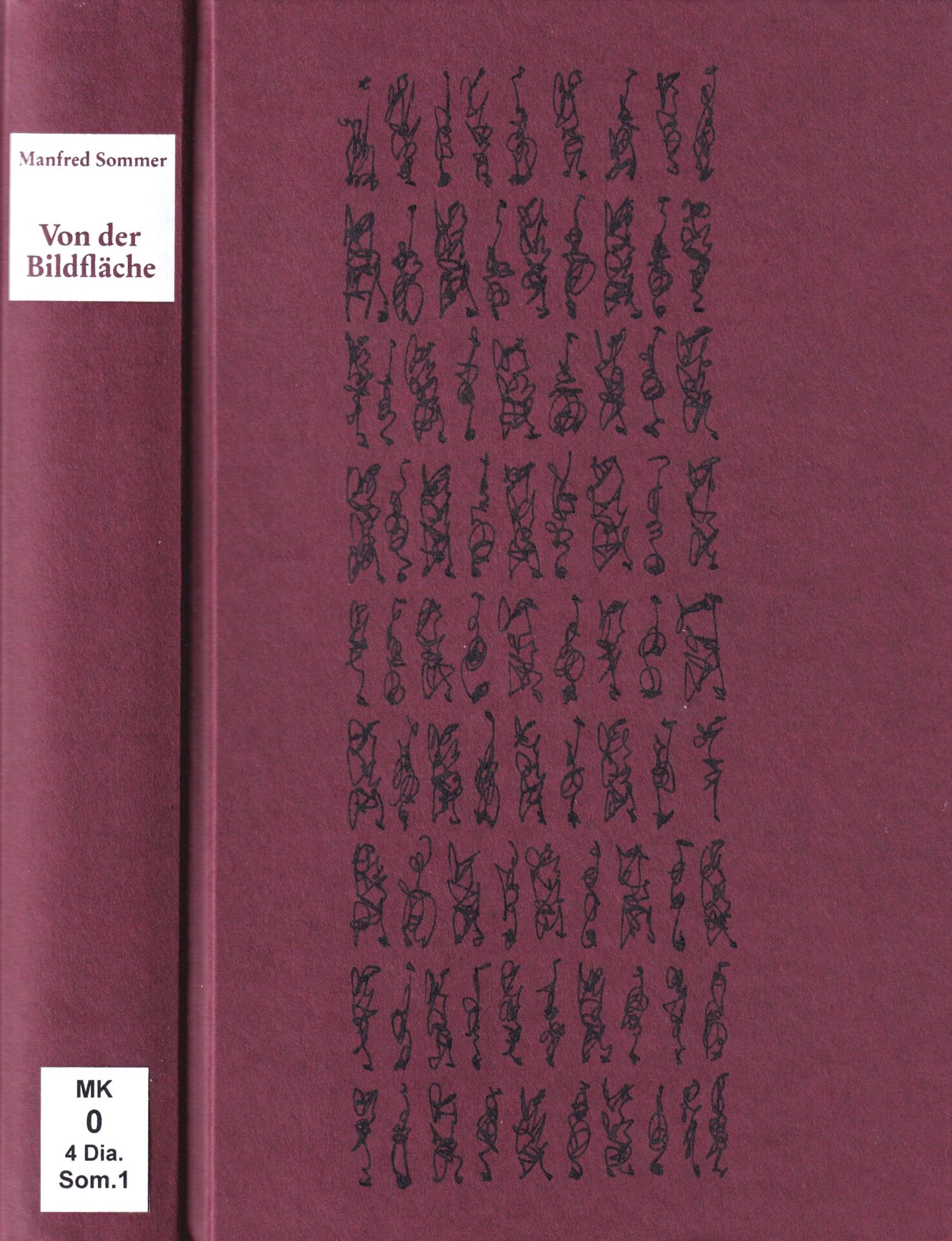 Edition CSMC Library, Manfred Sommer, Von der Bildfläche: Eine Archäologie der Lineatur, Berlin 2016 (CSMC, 787/2021)