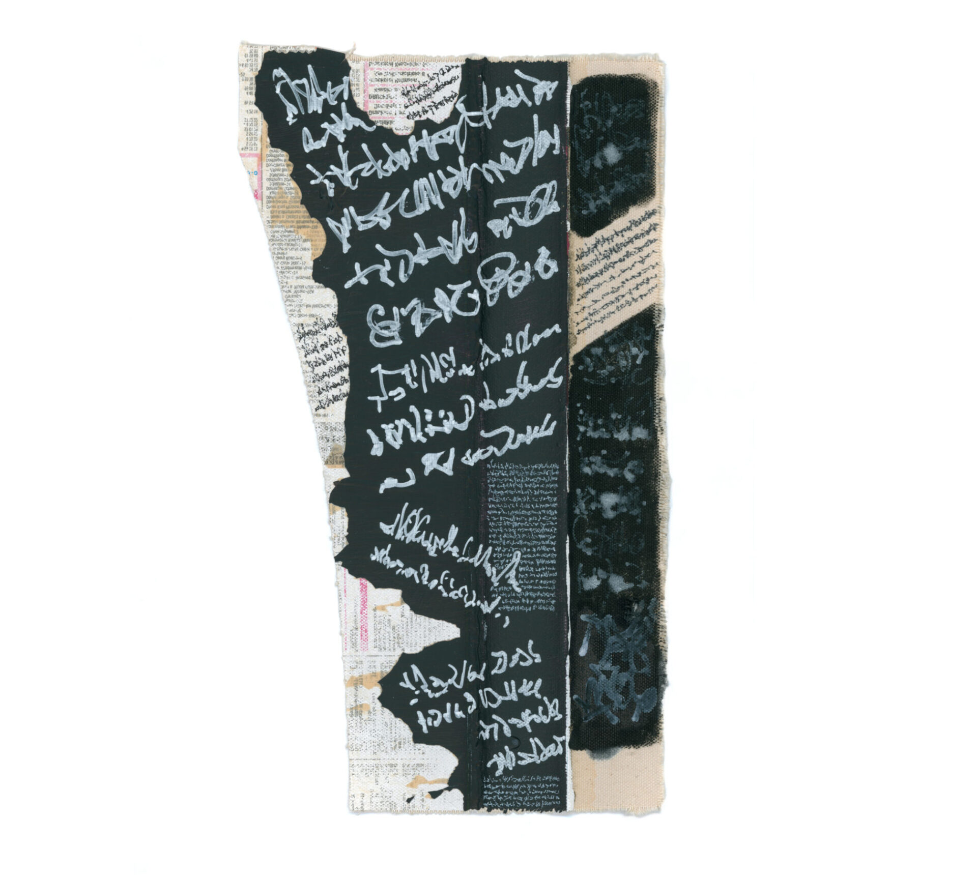 01/24, Notepad, 20,5 x 26 cm, acrylic on sailcloth fabric, 2024